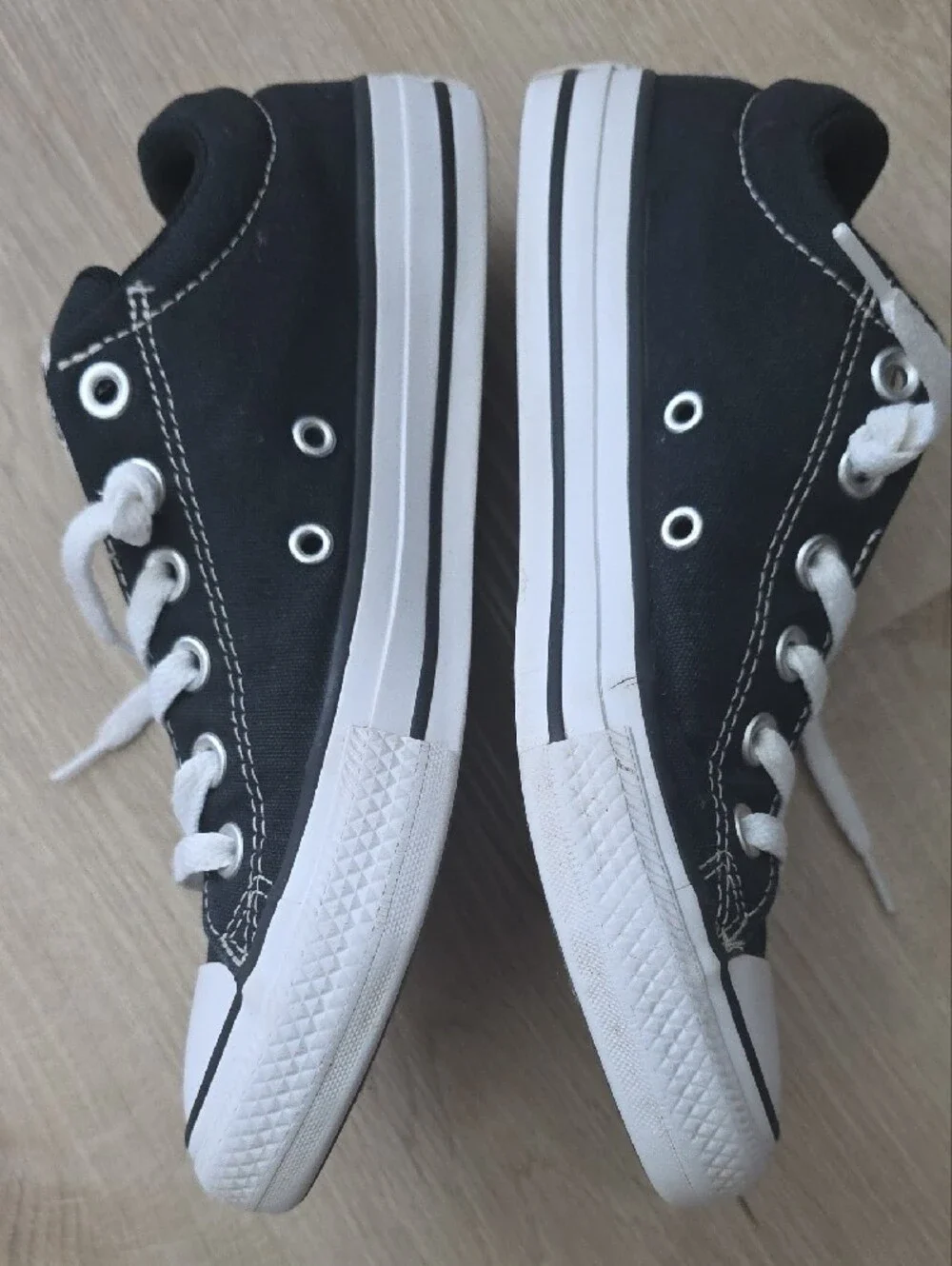 Converse Chuck Taylor All Star Street Low Sneakers Black White 4.5
